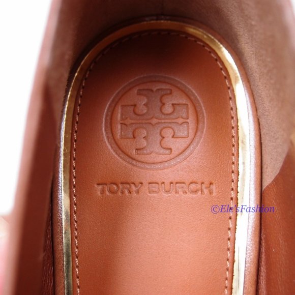 NIB Tory Burch Metal Miller 15mm Leather Loafer TAN US 7 7.5 8 8.5 9 AUTHENTIC - Picture 11 of 16